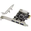 InLine 76662D Placa de interface/adaptador interno Molex 4 pinos, USB 3.2 Gen 1 (3.1 Gen 1)