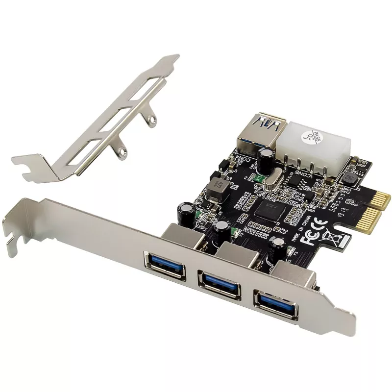 InLine 76662D Placa de interface/adaptador interno Molex 4 pinos, USB 3.2 Gen 1 (3.1 Gen 1)