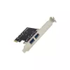 InLine Controlador host USB 3.2 Gen.1 2+2 portas, PCIe, com alimentação SATA + chapa LP