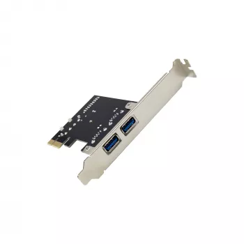 InLine Controlador host USB 3.2 Gen.1 2+2 portas, PCIe, com alimentação SATA + chapa LP