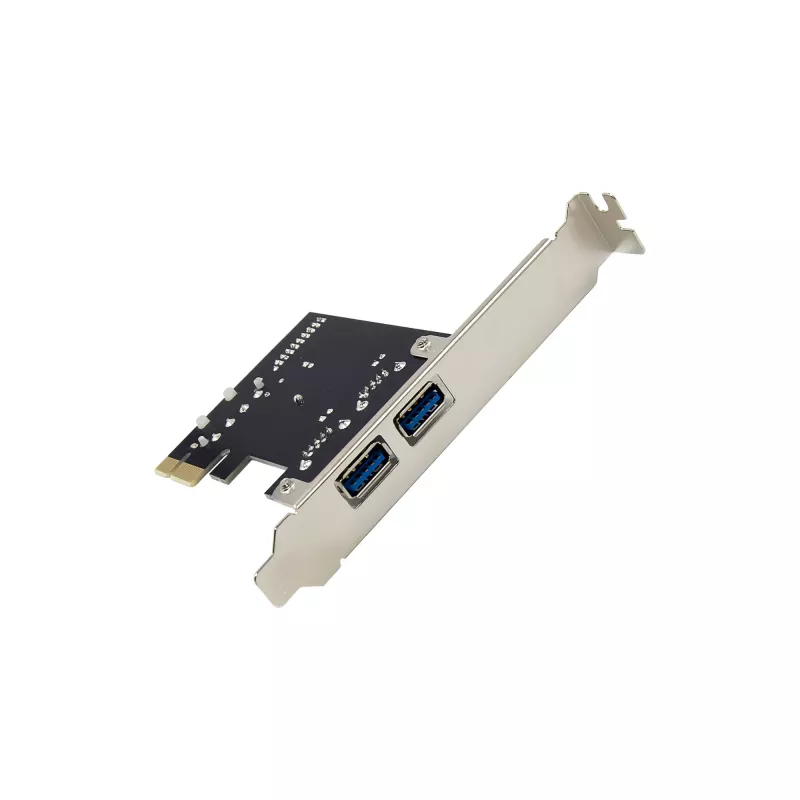 InLine Controlador host USB 3.2 Gen.1 2+2 portas, PCIe, com alimentação SATA + chapa LP
