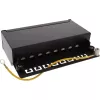InLine Patch panel Cat.6A montagem em mesa/parede 8 portas preto RAL9005