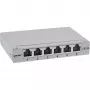 Patch panel InLine Cat.6A 0,5HE 6 portas, mesa/parede/calha, cinzento com proteção contra pó
