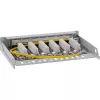Patch panel InLine Cat.6A 0,5HE 6 portas, mesa/parede/calha, cinzento com proteção contra pó