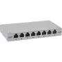 Patch panel InLine Cat.6A 0,5HE 8 portas, mesa/parede/calha, cinzento, proteção contra pó