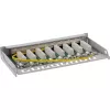 Patch panel InLine Cat.6A 0,5HE 8 portas, montagem em mesa/parede cinzento-claro RAL7035