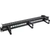 Patch panel InLine 16 vias, painel Keystone vazio com 3 suportes, 19