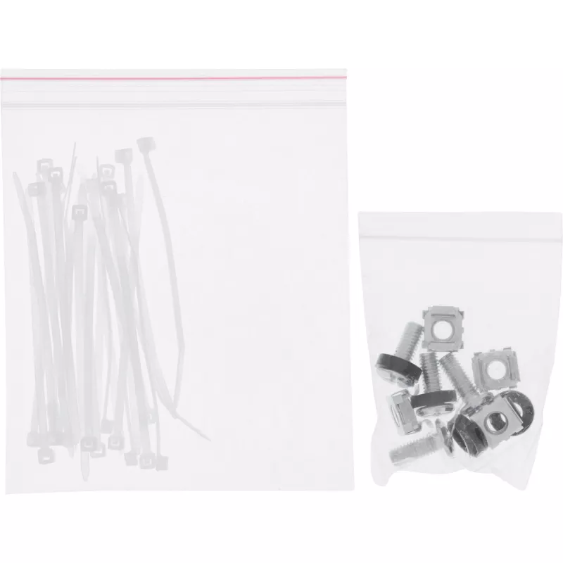 Patch panel InLine Cat.6A 16 vias, com 3 guias de gestão de cabos, 16 keystones, 19