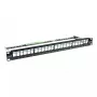 Blank Patch Panel InLine 76824B 19 polegadas Cat.6A 24 portas 1U preto