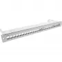 InLine Blank Patch Panel com extração 19 polegadas 24 portas 1U cinzento-claro