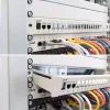 InLine Blank Patch Panel com extração 19 polegadas 24 portas 1U cinzento-claro