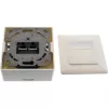 InLine Tomada de parede Cat.6A de sobrepor ou embutir 2x conector fêmea RJ45 76842S