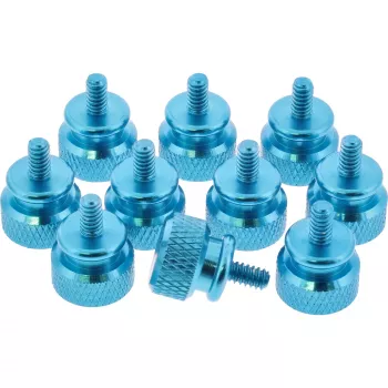 Parafusos de orelhas para caixa InLine 77770B azul alumínio pack de 10 unid.