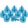 Parafusos de orelhas para caixa InLine 77770B azul alumínio pack de 10 unid.