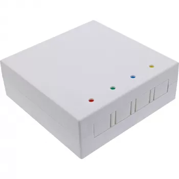 InLine Caixa FTTH vazia para até 4x LC Duplex / 4x SC Simplex, branco