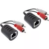 InLine cabo RCA áudio sobre LAN / Ethernet / RJ45 2 unid., um conjunto