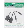 InLine conjunto completo cabo áudio 3,5 mm sobre LAN / Ethernet / RJ45 máx. 50 m