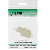 Adaptador de fibra ótica InLine Duplex LC/LC conector fêmea MultiMode casquilho cerâmico