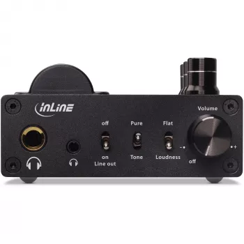 InLine AmpUSB-EQ, DAC de áudio USB Hi-Res AUDIO HiFi DSD