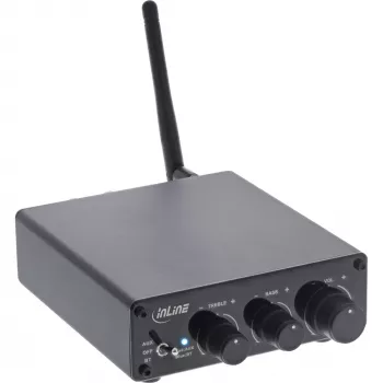 InLine recetor de áudio Bluetooth 5.3 com amplificador de 96 Watt