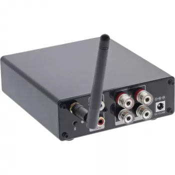 InLine recetor de áudio Bluetooth 5.3 com amplificador de 96 Watt