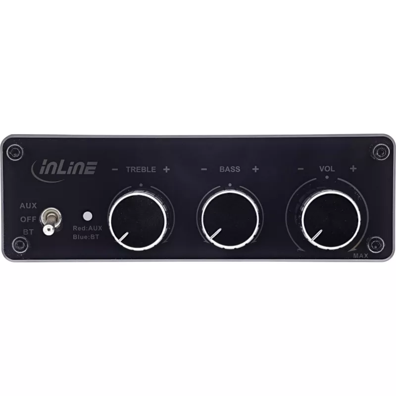 InLine recetor de áudio Bluetooth 5.3 com amplificador de 96 Watt
