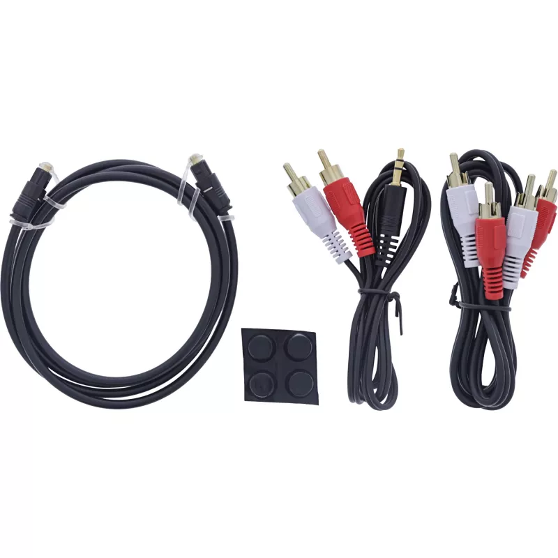 InLine recetor HiFi Bluetooth 5.1 e DAC USB com LCD alcance de 30 m
