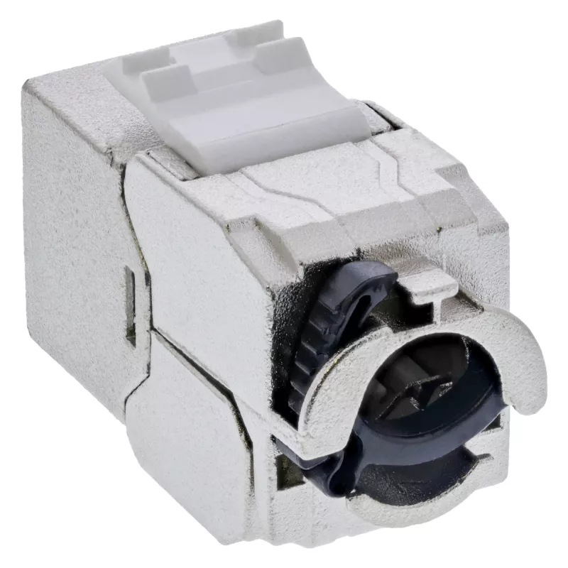 InLine B-76202Q Ficha Keystone RJ45 Slim, Cat.8.1, pack a granel de 24
