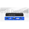 ATEN comutador KVMP 2 portas USB 4K HDMI ecrã duplo (cabos incluídos)