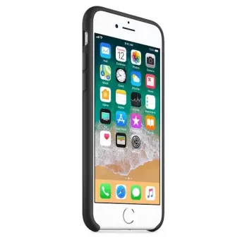 Capa de silicone Apple MQGK2ZM/A para iPhone 8/7 preto