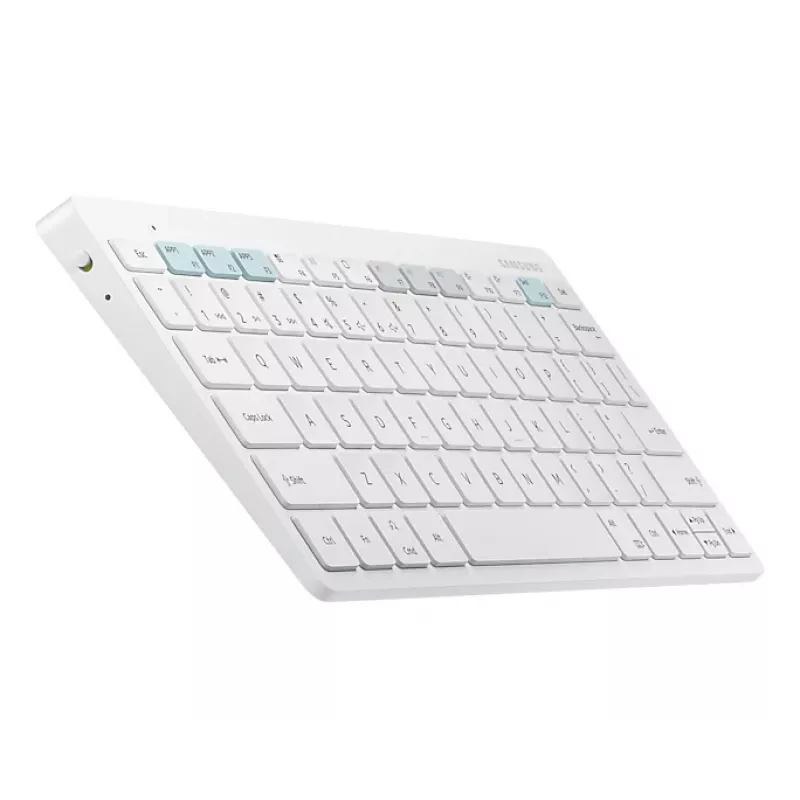 Teclado Samsung para dispositivos móveis EJ-B3400BWGGDE Branco Bluetooth QWERTZ Alemão Pilha AAA 280,4 × 127,4 × 15,4 mm