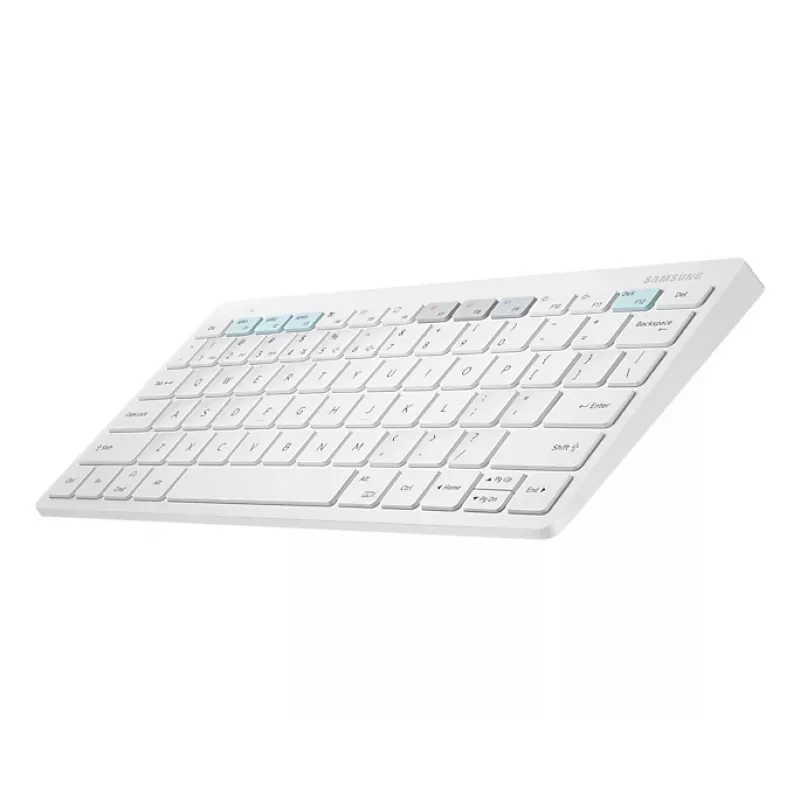 Teclado Samsung para dispositivos móveis EJ-B3400BWGGDE Branco Bluetooth QWERTZ Alemão Pilha AAA 280,4 × 127,4 × 15,4 mm