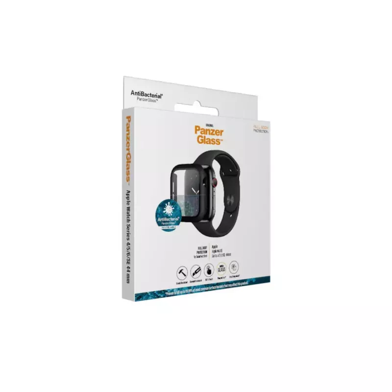PanzerGlass® Capa Full Body Preto Apple Watch SE 3 | SE | 6 | 5 | 4 | 44mm