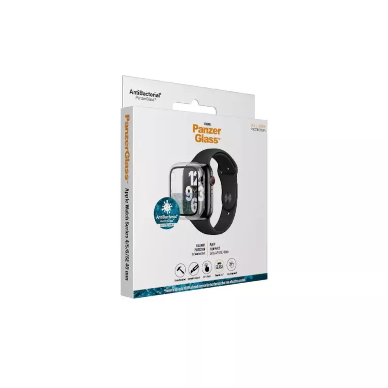 PanzerGlass ® Capa Full Body Transparente Apple Watch Series SE 3 | 6 | 5 | 4 | 40 mm
