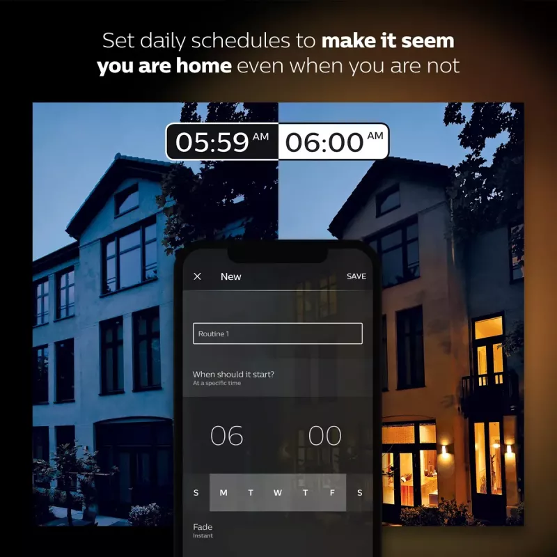 Kit de iniciação Smart LED Philips Hue White and Colour Ambience — 2× lâmpadas E27 11W, Bluetooth/Zigbee