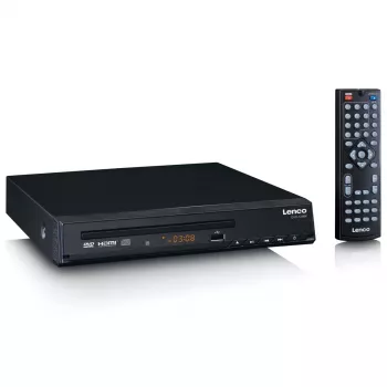Leitor de DVD Lenco DVD-120 preto NTSC PAL 20-20000 Hz 90 dB