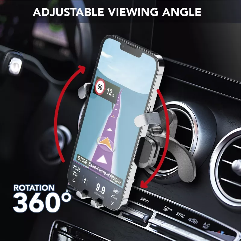 Cellularline Slide Fit - suporte universal de automóvel para smartphone com encaixe simples