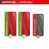 Película protetora de ecrã Displex + capa para Samsung Galaxy S24+/S25+, moldura de montagem Eco, resistente a riscos