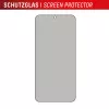 Película protetora de ecrã com filtro de privacidade Displex (10H) para Samsung Galaxy S24+/S25+, moldura de montagem Eco, filtro de privacidade