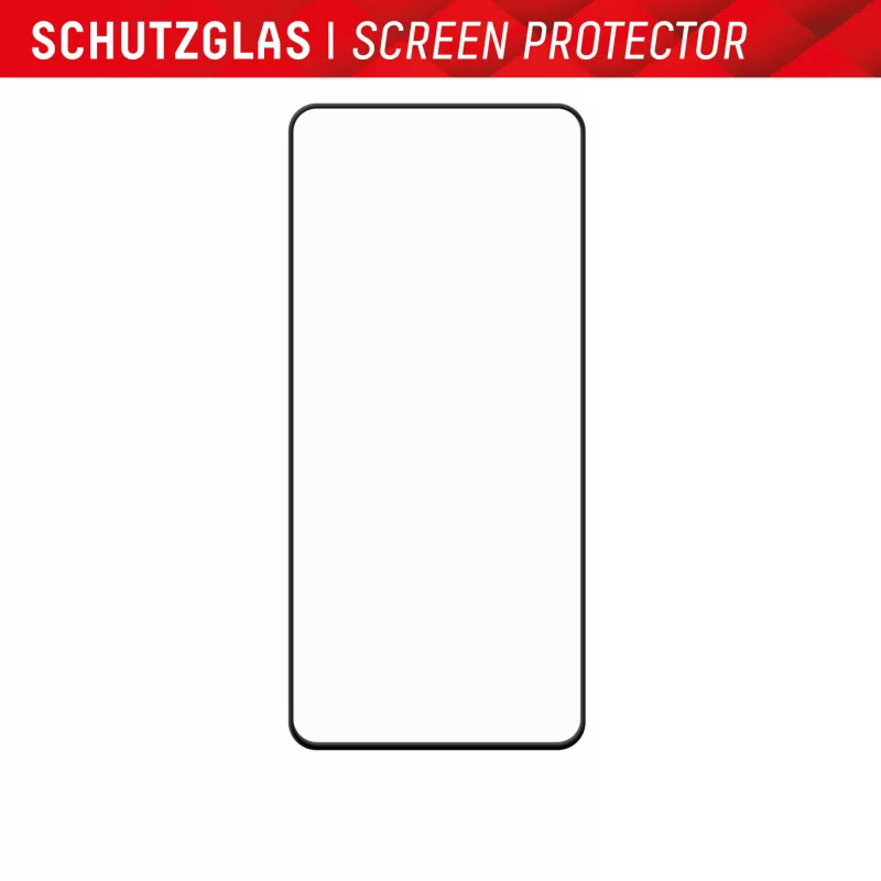 Película protetora de ecrã Displex Premium (Full Cover, 10H) para Samsung Galaxy S22+/S23+, moldura de montagem Eco, Full Cover