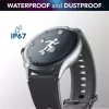 Cellularline ION PRO Round smartwatch Bluetooth® com app, 3,51 cm (1,38 polegadas), TFT, ecrã tátil, 0,00064 GB, 98 g