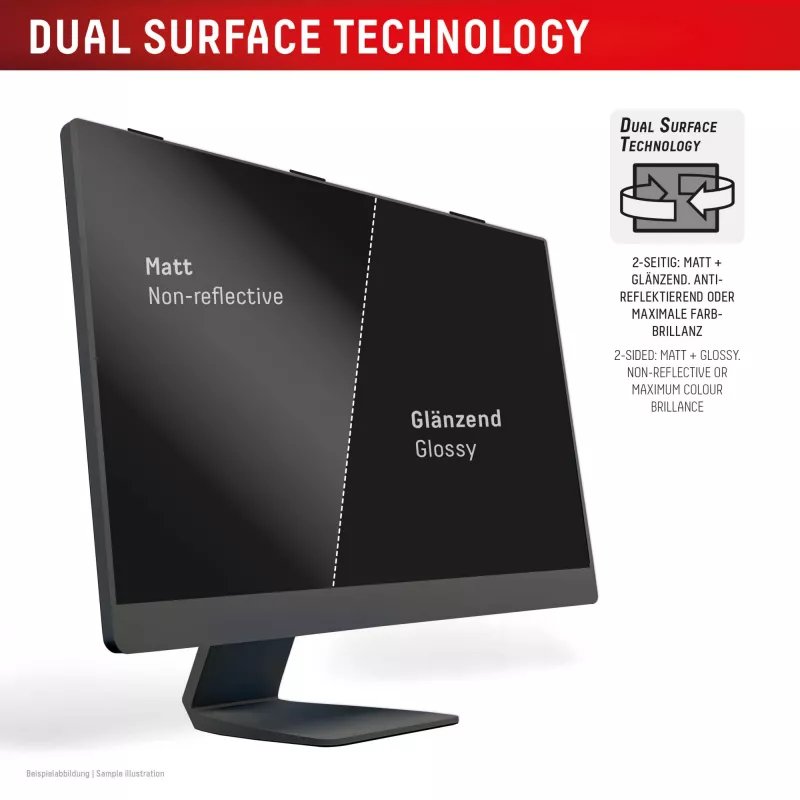 Displex PRIVACY SAFE filtro de privacidade removível 2 vias para monitor de secretária 24'' (16:10)