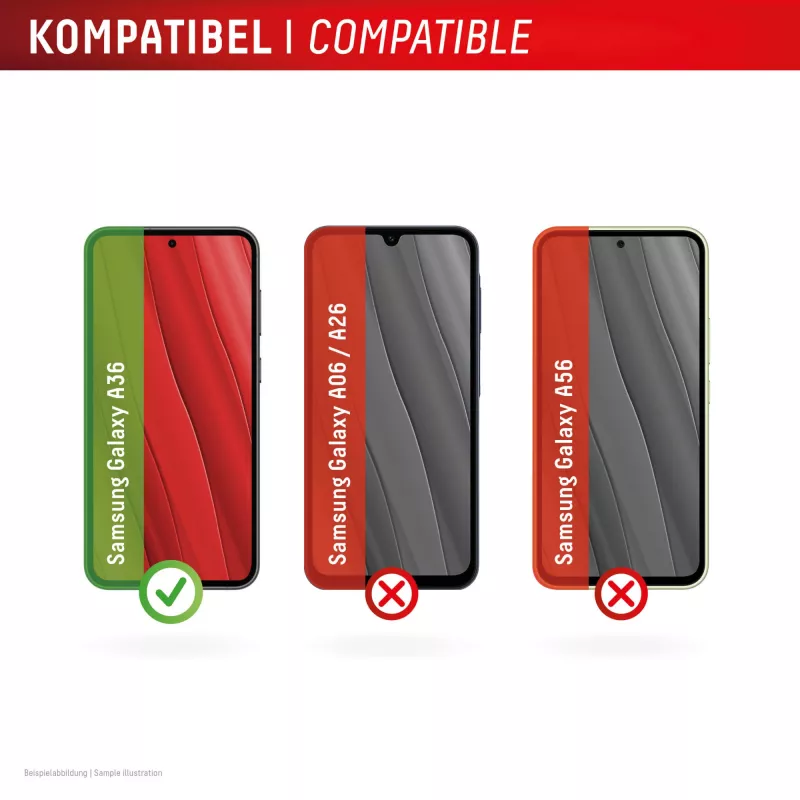 Displex proteção de ecrã (10H) para Samsung Galaxy A36, moldura de montagem Eco, resistente a riscos