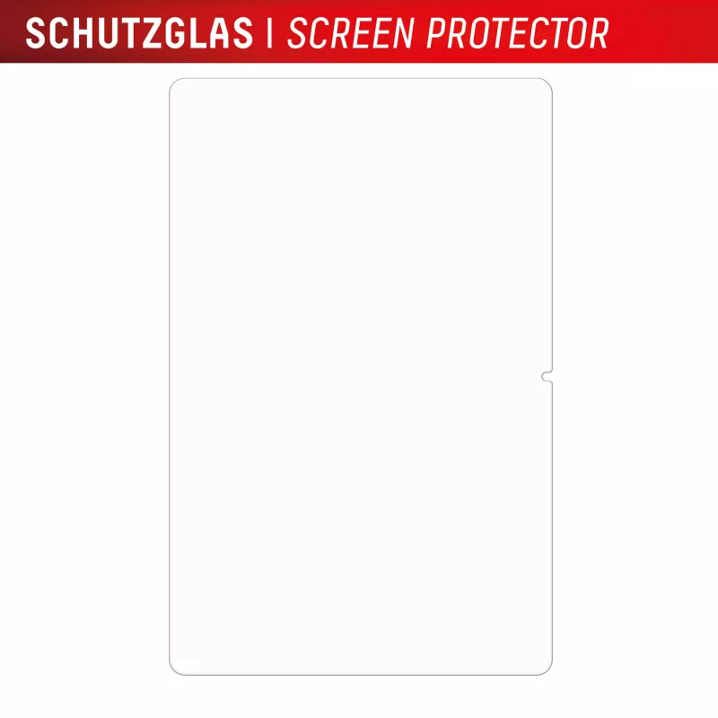Película de vidro Displex Tablet Glass (9H) para Samsung Galaxy Tab S10 FE+, moldura de montagem Eco, inquebrável