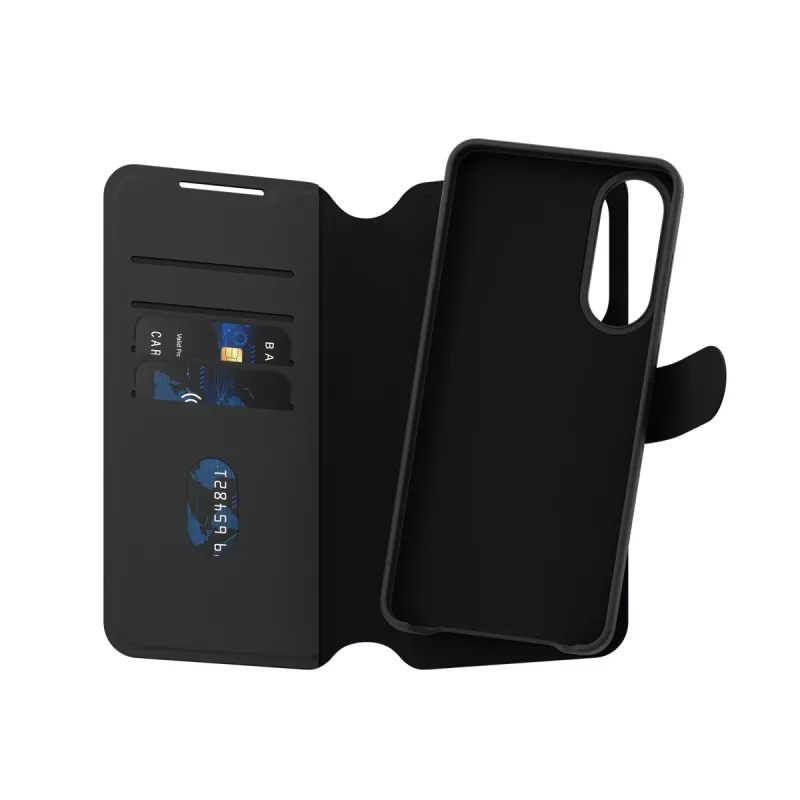 Capa de carteira 2 em 1 PanzerGlass CARE™ by ® Tango com compatibilidade Qi Samsung S25 Edge