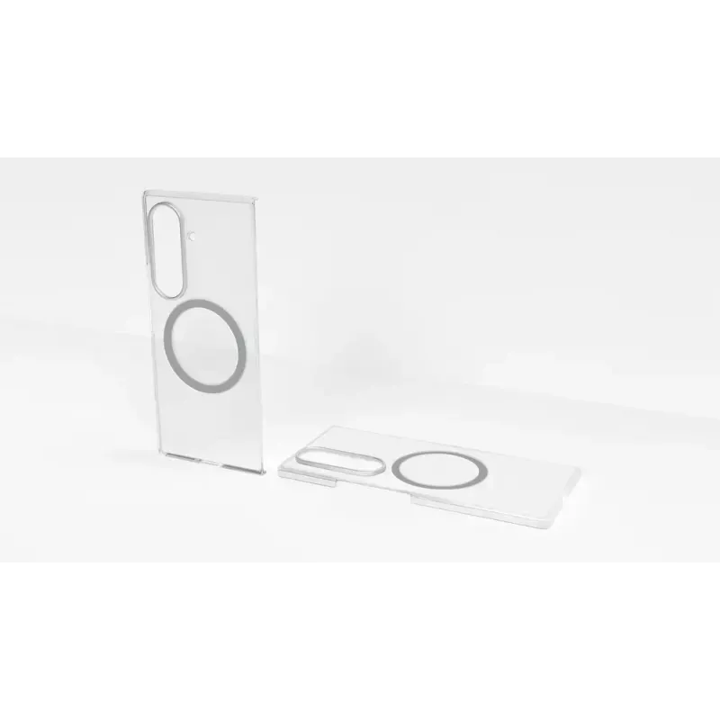 Capa Clear Case para Samsung Galaxy Z Fold7, transparente, monocromático