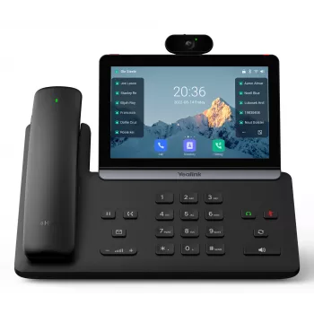 Telefone IP de secretária Yealink SIP-T88V Pro – ecrã tátil, áudio HD, SIP