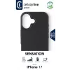 Cellularline Sensation - Capa de silicone ultra macia para iPhone 17 com acabamento soft-touch, perfeita para proteger cada detalhe do seu iPhone 17 com elegância e conforto.