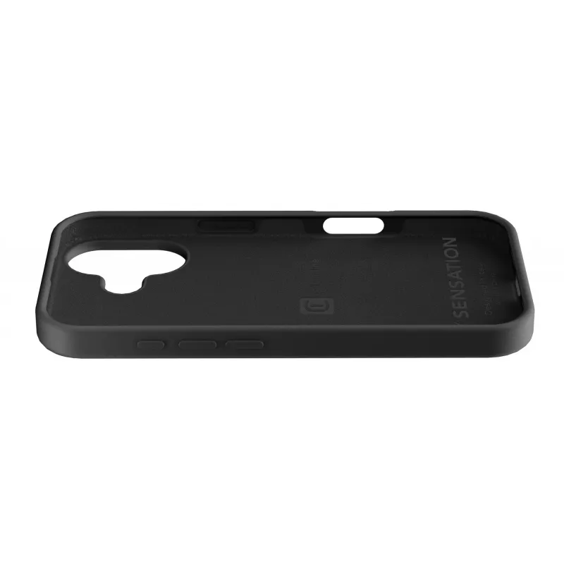 Cellularline Sensation - Capa de silicone ultra macia para iPhone 17 com acabamento soft-touch, perfeita para proteger cada detalhe do seu iPhone 17 com elegância e conforto.