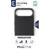 Cellularline Sensation – iPhone Air – Capa de silicone ultra macia com acabamento soft-touch, perfeita para proteger cada detalhe do seu iPhone Air com elegância e conforto.
